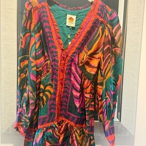 FARM Rio Multicolor Tropical Dress